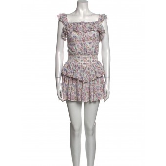 Abito in cotone e lurex