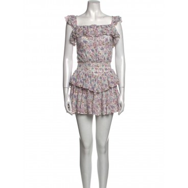 Abito in cotone e lurex
