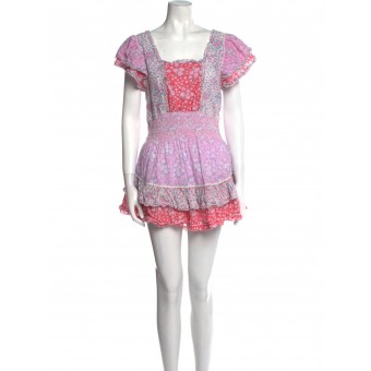 Abito in cotone patchwork