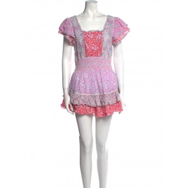 Abito in cotone patchwork
