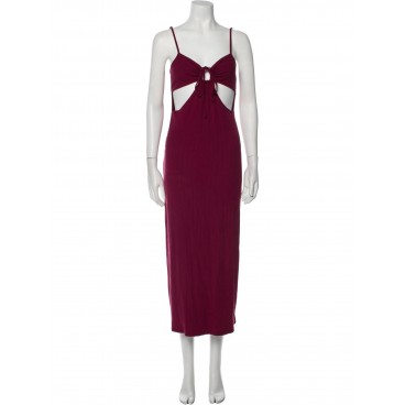Abito midi cutout