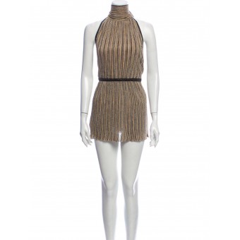 Abito corto in lurex