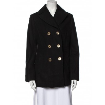 Cappotto nero doppio petto
