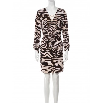 Abito midi animalier