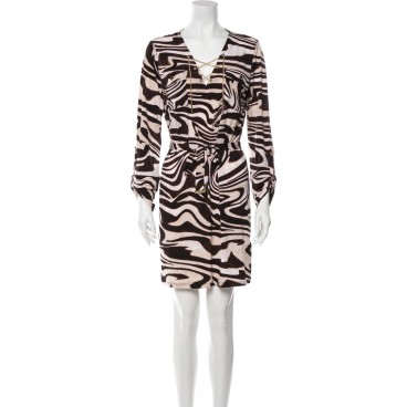 Abito midi animalier