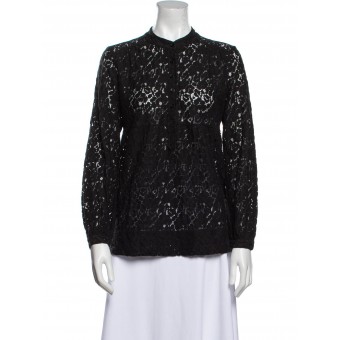 Camicia in pizzo nero 