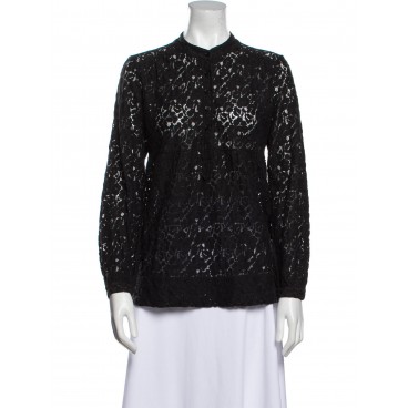 Camicia in pizzo nero 