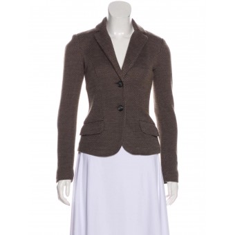 Giacca in tweed marrone