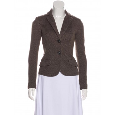 Giacca in tweed marrone