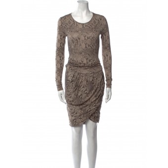 Abito stretch animalier