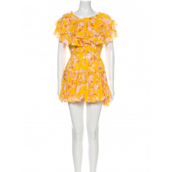 Abito giallo in cotone 