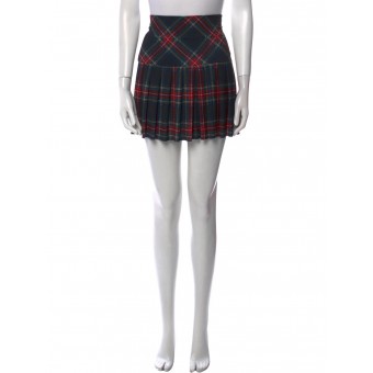 Gonna plissè tartan