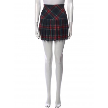 Gonna plissè tartan