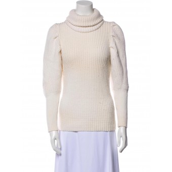 Maglione con maniche a sbuffo