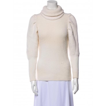 Maglione con maniche a sbuffo