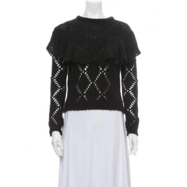Maglia in lana con balza