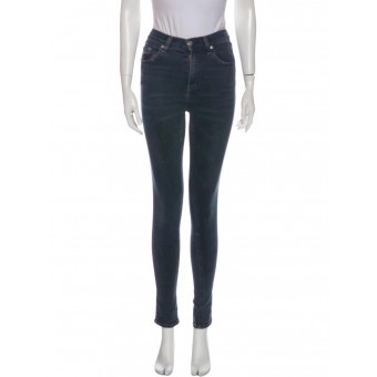 Jeans elastici a vita alta