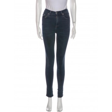 Jeans elastici a vita alta