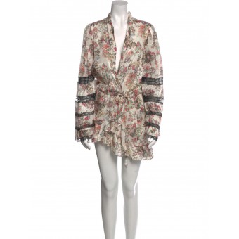 Abito ecru con pizzo