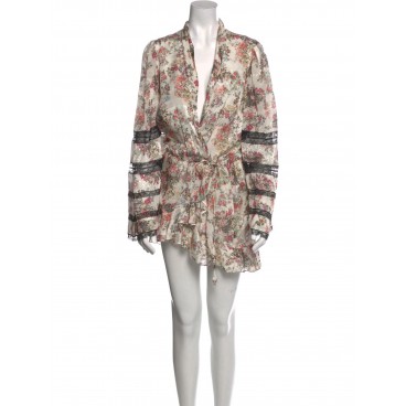 Abito ecru con pizzo