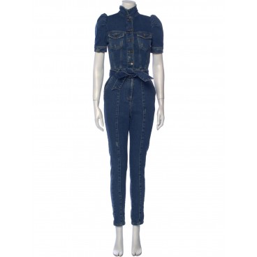 Tuta in denim blue