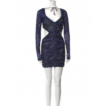 Abito cutout drappeggiato