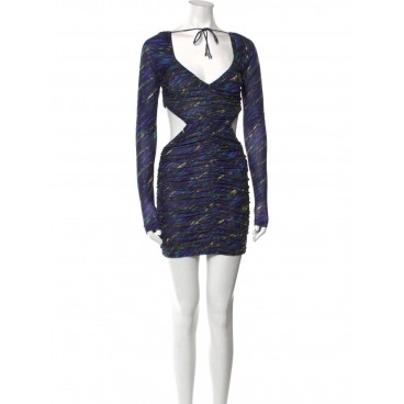 Abito cutout drappeggiato