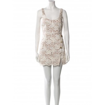 Abito corto in pizzo