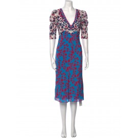 Abito midi patchwork
