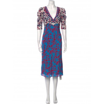 Abito midi patchwork