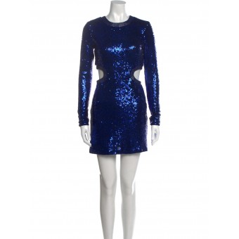 Abito in paillettes blue