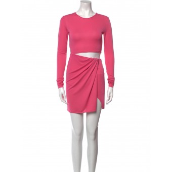 Abito cutout rosa