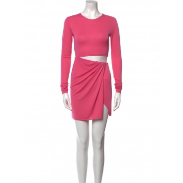 Abito cutout rosa