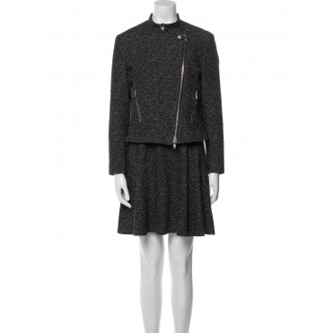Completo in tweed grigio