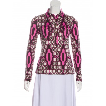 Camicia in seta rosa