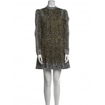 Abito animalier in cotone