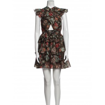 Abito in organza a fiori