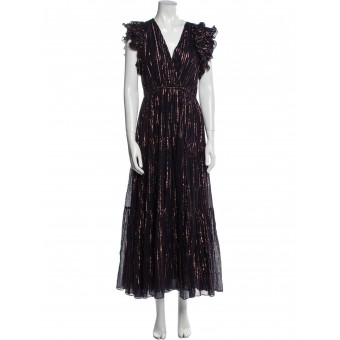 Abito lungo con lurex
