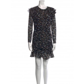 Abito a fiori con lurex