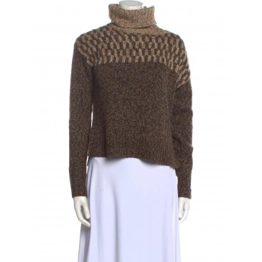 Maglione in lana marrone