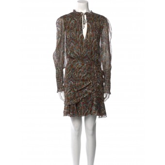 Abito paisley con lurex