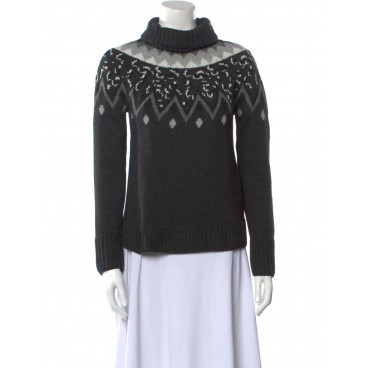 Maglia in lana a collo alto