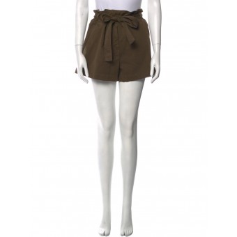 Shorts in denim verde