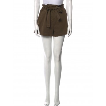 Shorts in denim verde