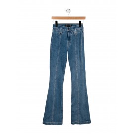 Jeans a vita alta scampanato