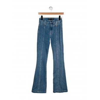 Jeans a vita alta scampanato