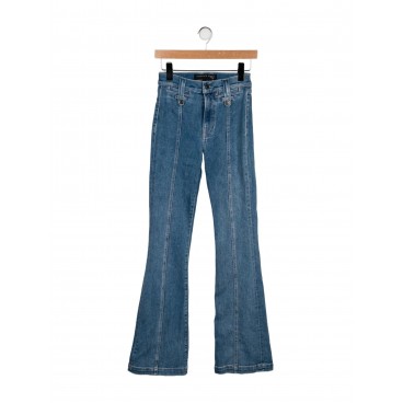 Jeans a vita alta scampanato