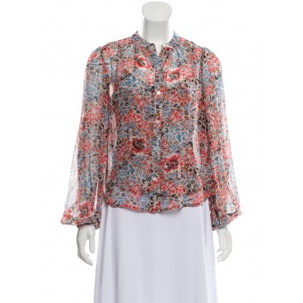 Camicetta in georgette di seta