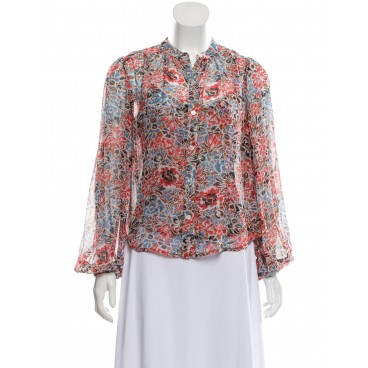 Camicetta in georgette di seta
