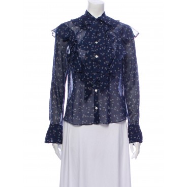 Camicia con ruches